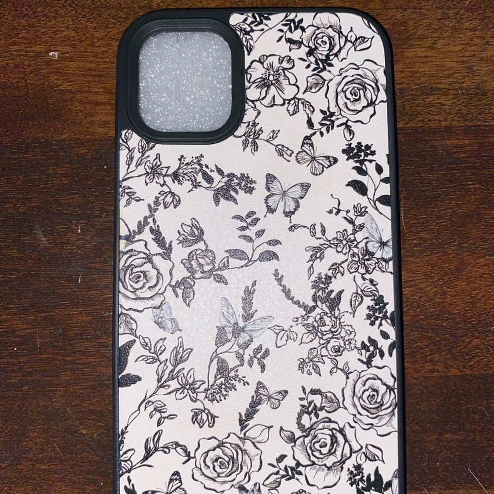Floral Black and White iPhone 11 case